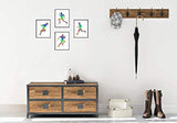 4 impresiones sin marco, fondo blanco decoración para pared