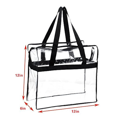 Clearworld  Bolsa transparente en PVC con asas