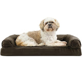 Cama para perro Furhaven - Tumbona ergonómica  terapéutico