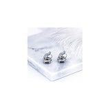 Aretes brillantes con circonita cúbica de cristal