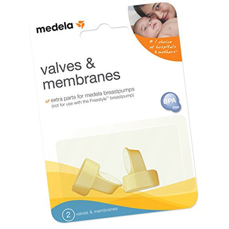 Válvulas de repuesto y membranas Medela 2 cada una