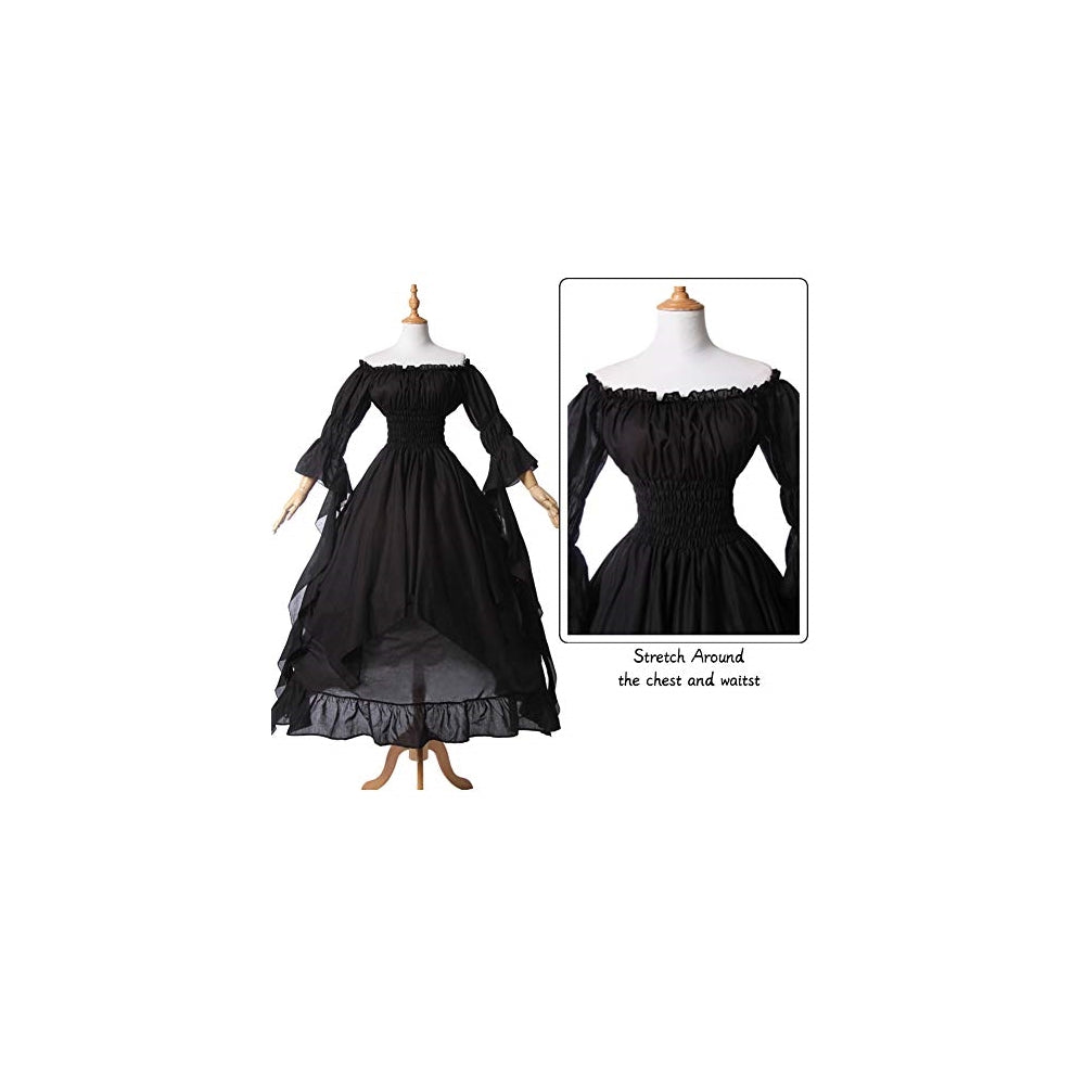 Disfraz  vestido de novia medieval gótico  bruja talla S-M