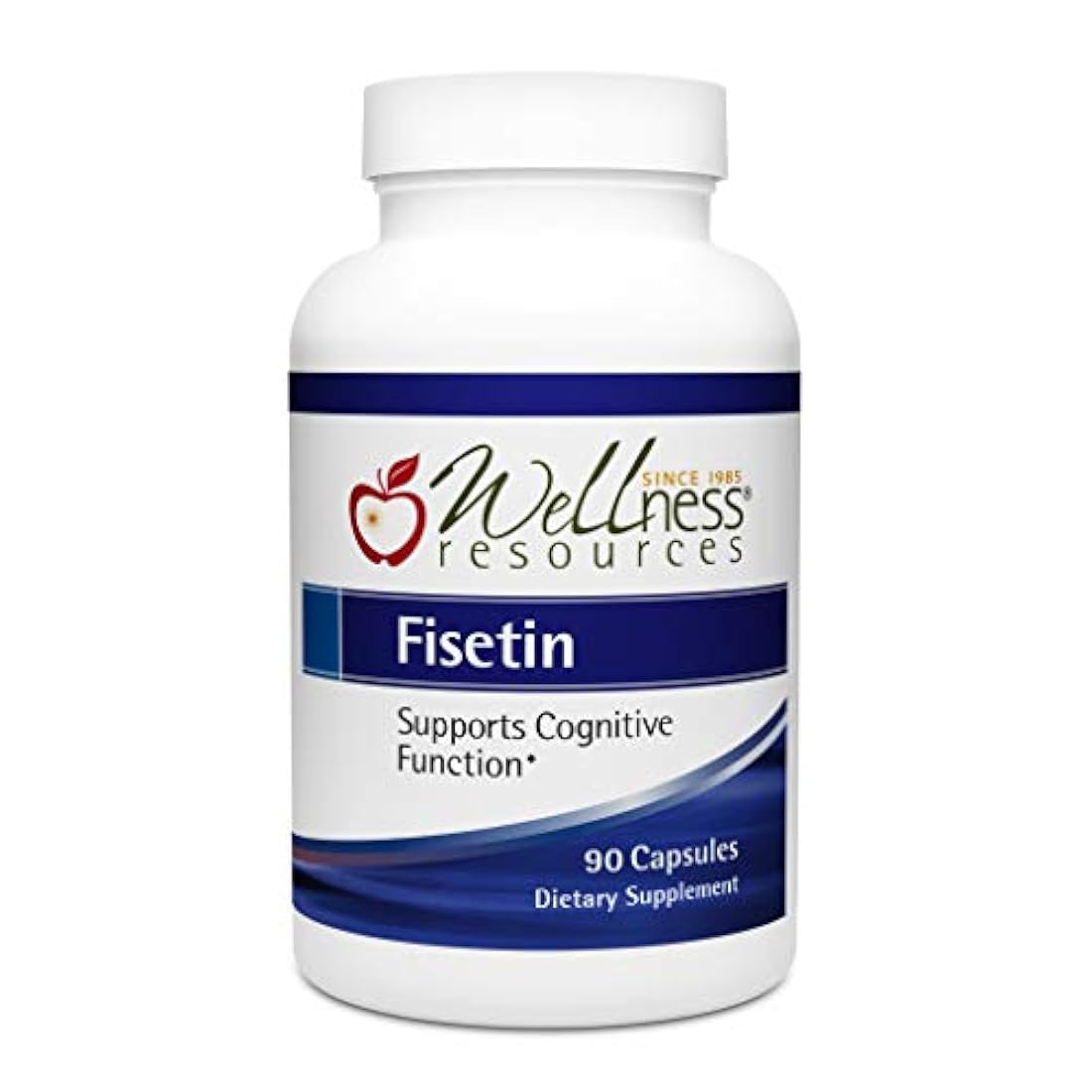 Fisetin – Gran valor para la mejor calidad (100 mg, 90 cápsulas) – Suplemento de novusetina para memoria, enfoque, salud del cerebro – sin gluten, sin OMG, vegano