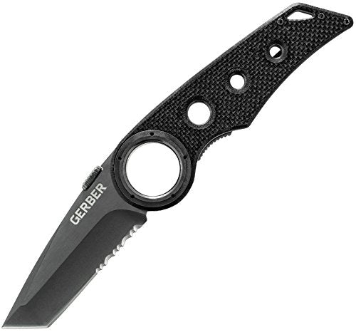 Cuchillo táctico filo dentado