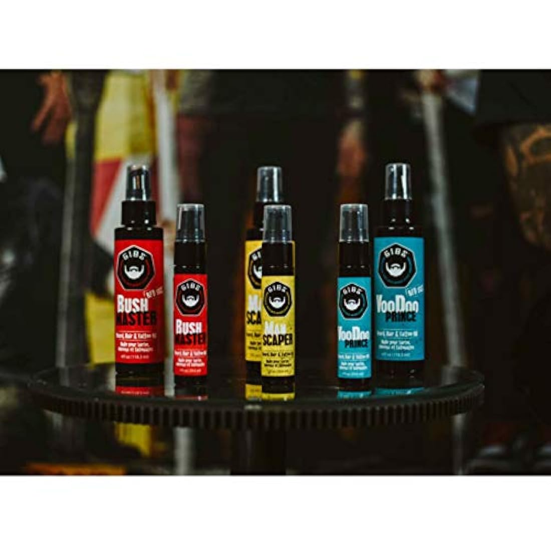 Aceite de barba y aceite de tatuaje de GIBS
