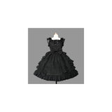 Disfraces de ángel sonriente negro talla S