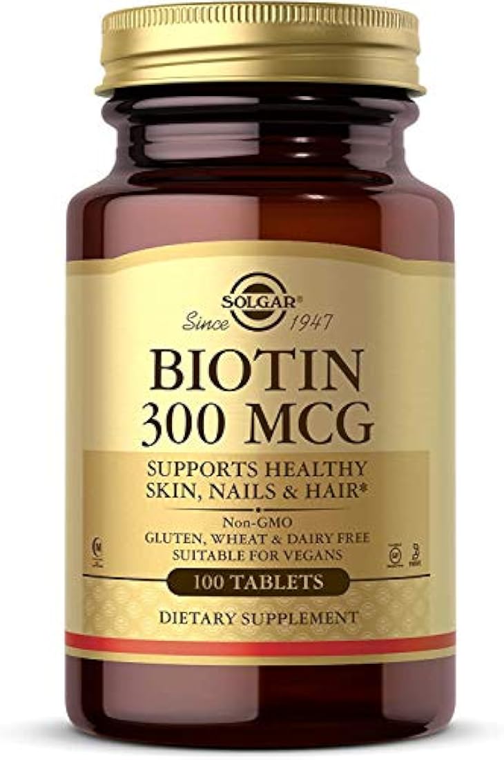 Solgar - Biotina 300 mcg, 100 comprimidos