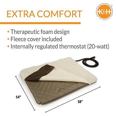 K&amp;H Pet Products Lectro-Soft - Cama para mascotas con calefacción al aire libre