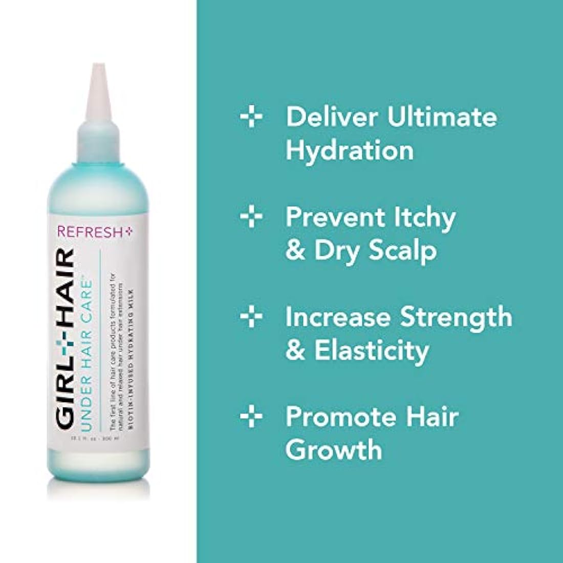 girlandhair Refresh Plus Biotin Infused hyrdrating Leche con Aloe Vera y Tea Tree Oil