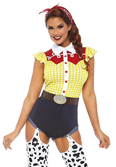 Disfraz al estilo toy story de Jessie vaquera para mujer
