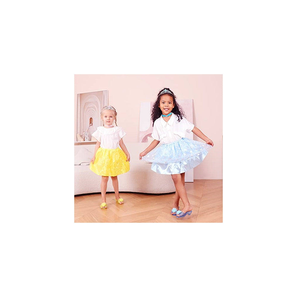 Disfraces de princesa  con 3 faldas de color talla S