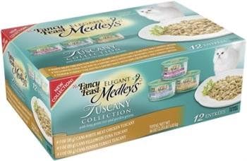 Fancy Feast Medleys Elegantes - Colección Toscana - 24 Latas