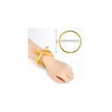 Pulseras y tobilleras rellenas de brillantina
