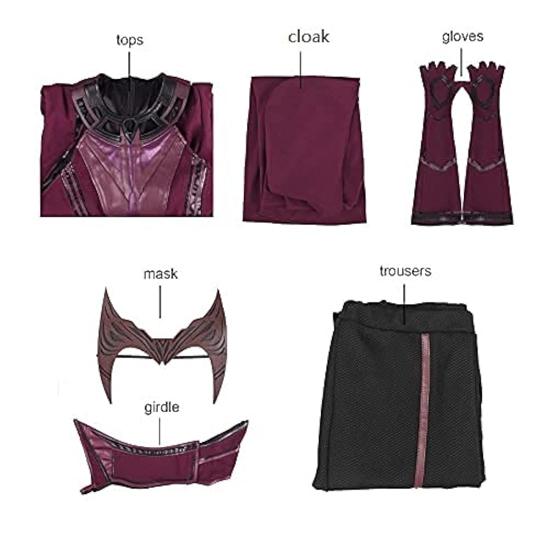 Disfraces Disfraz de Cosplay de Wanda Maximoff