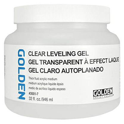 Acrílico Medium dorado autonivelante Clear Gel 32 oz