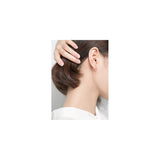 Aretes de aro pequeños de plata con borla para mujeres