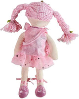 Muñeca de peluche con diente de princesa rosa