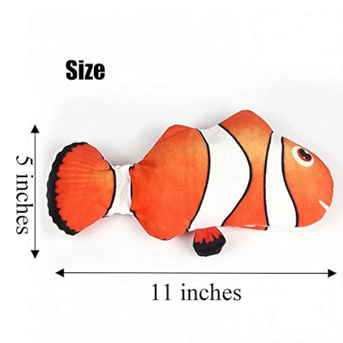 Peluche interactivos diseño de Pez Naranja, 11.0in, xuanyun