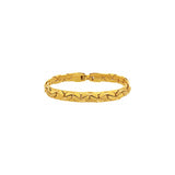 Pulseras chapada en oro de 24 quilates para mujeres