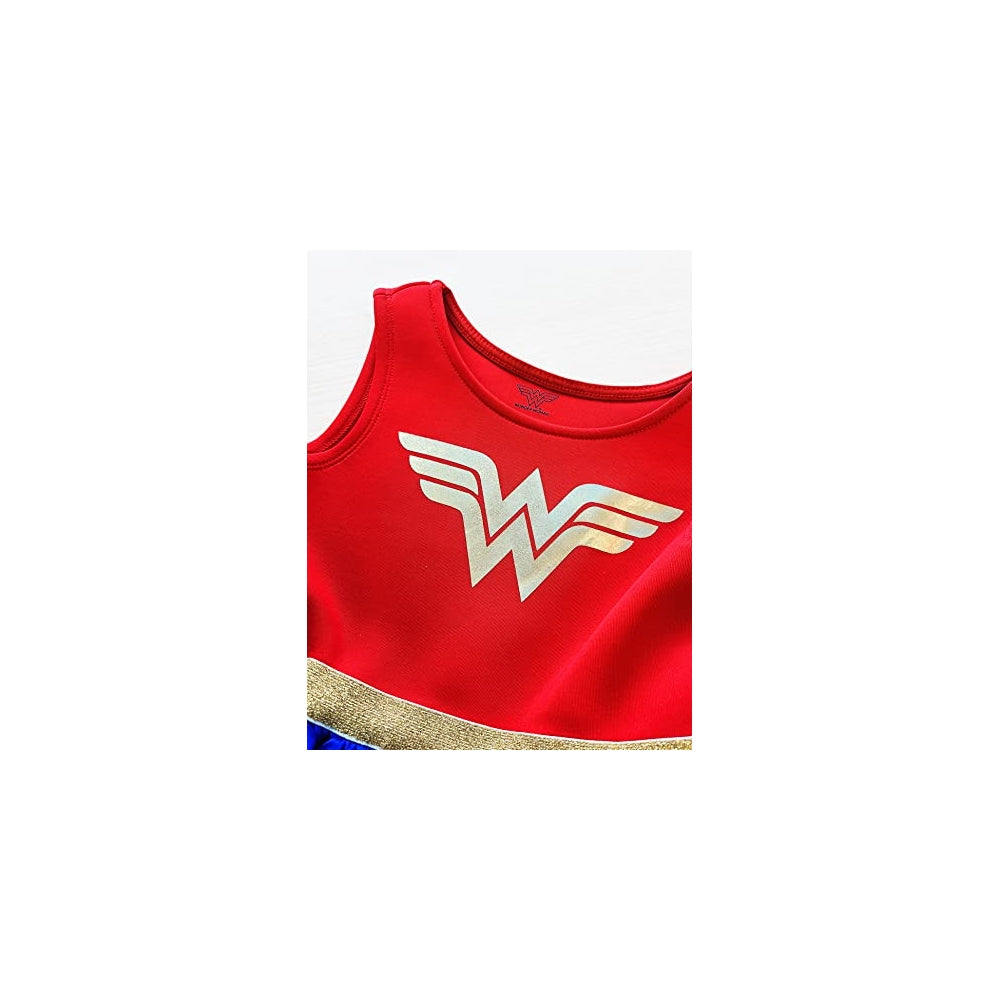 Disfraz Vestido de mujer maravilla  talla 4 - 5 años