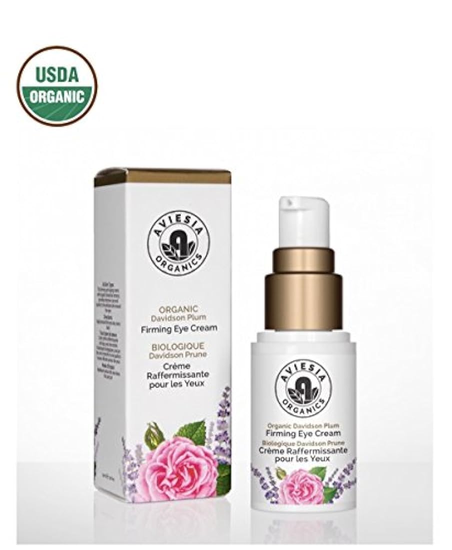 aviesia Organics Reafirmante Crema de ojos Certificado 100%