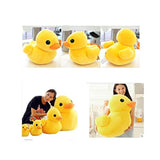 Almohada de peluche con diseño de pato amarillo