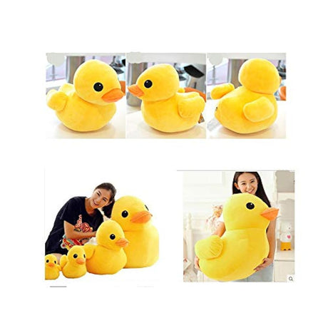 Almohada de peluche con diseño de pato amarillo
