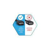 Cargadores Adaptador de CA extra largo de 6.5 pies