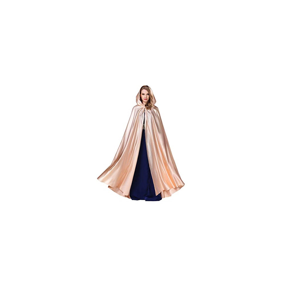 Disfraces de Capa de boda con capucha beige talla