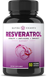 Suplemento de resveratrol 1400mg - Fórmula natural extra