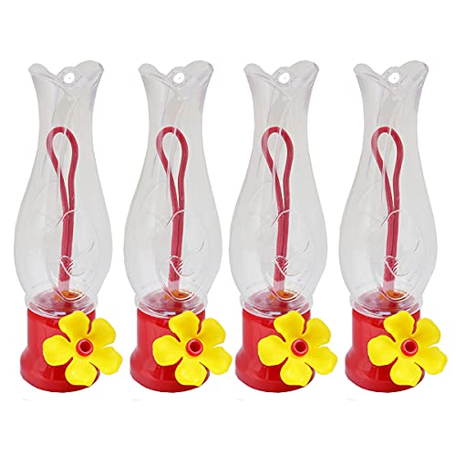 comederos de colibrí 4 paquetes de tulipán y ligeros