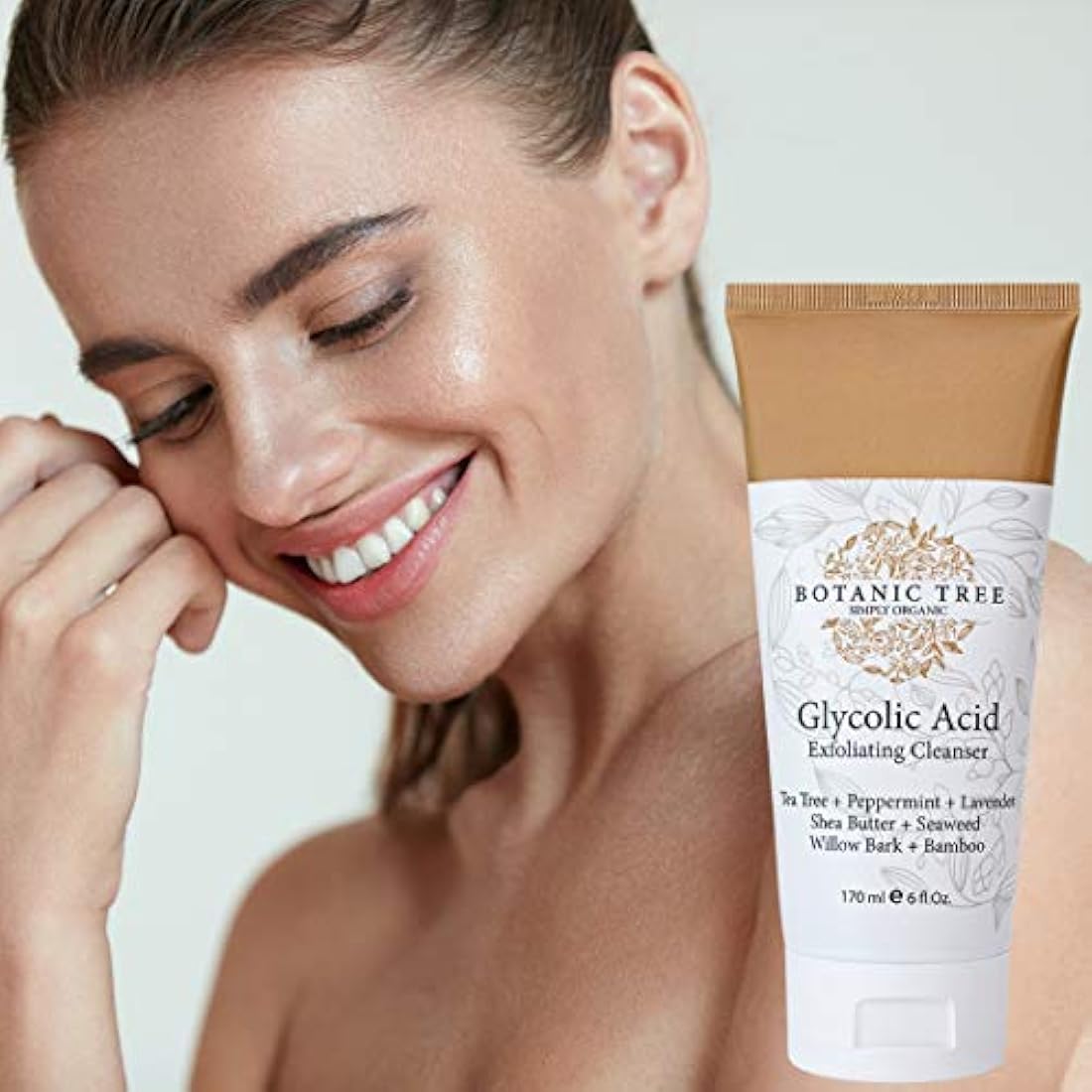 Limpiador exfoliante con ácido glicólico de 6 oz