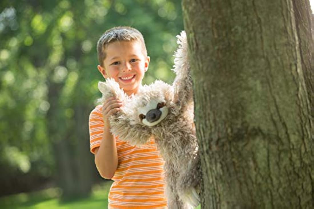 Peluche de peresozo de tres dedos de felpa
