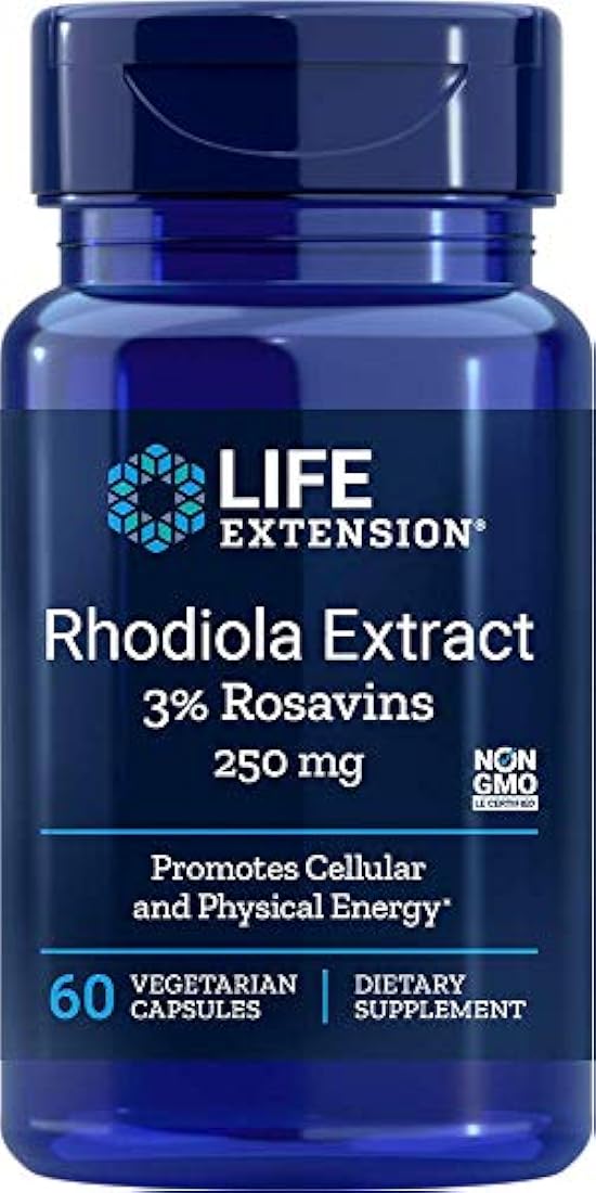 Vida Extension – Extracto de Rhodiola (3% rosavins) – 250 mg
