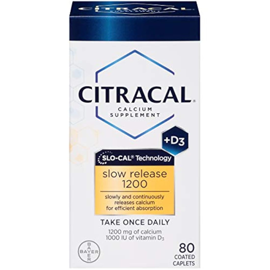 Citracal de liberación lenta 1200 Mg Citrato de calcio