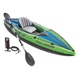 Set inflable para 1 personas con remos de aluminio y bomba