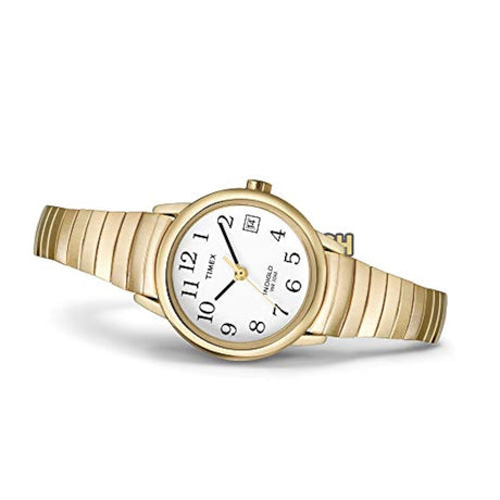 Reloj de fecha banda de expansión para mujer