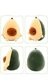 BOOBI - Almohada de peluche con diseño de aguacate (9.1 in)