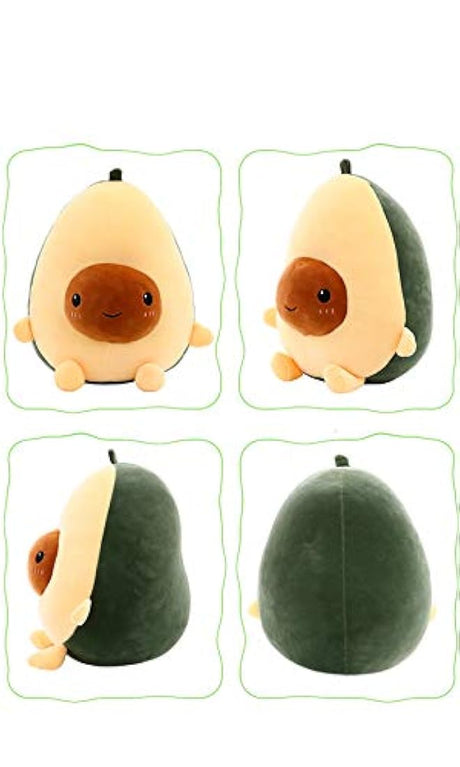 BOOBI - Almohada de peluche con diseño de aguacate (9.1 in)