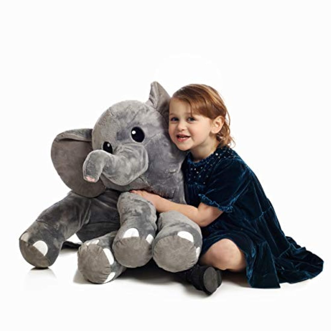 Peluche de Elefante color gris, 24.0in, Hudz Kidz