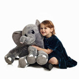 Peluche de Elefante color gris, 24.0in, Hudz Kidz