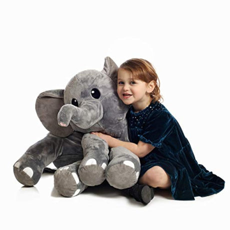 Peluche de Elefante color gris, 24.0in, Hudz Kidz