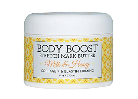 Body Boost, mantequilla elástica para leche y miel, 8 onzas