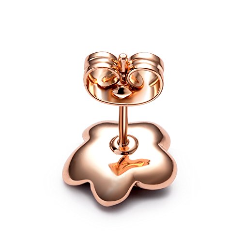 chapado en oro negro  pendientes para mujer