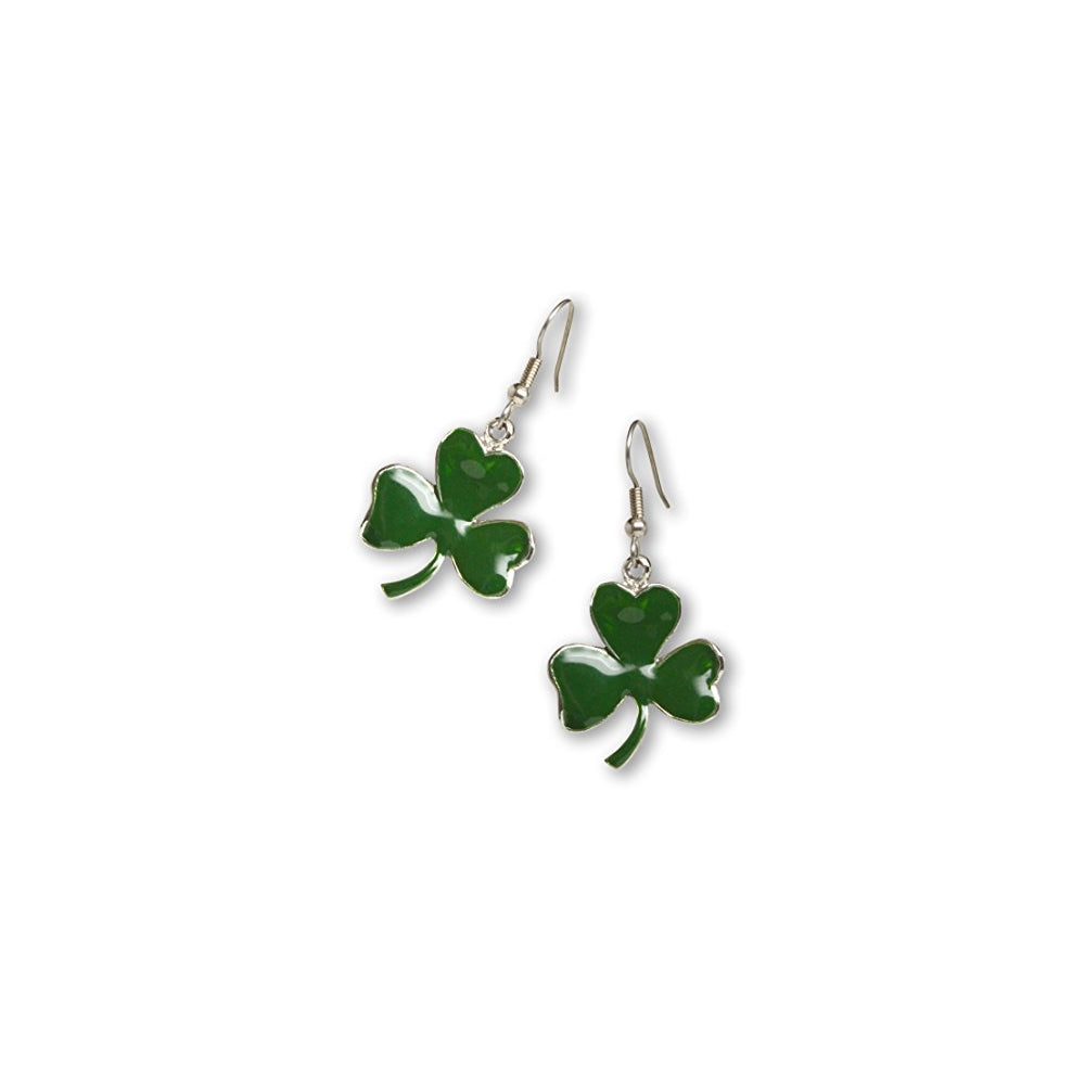 Aretes colgantes de trébol para mujeres