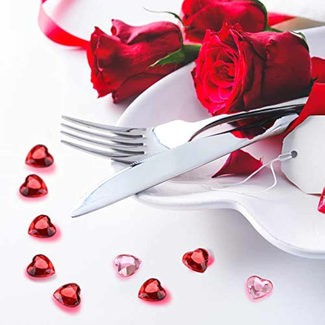Corazón de acrílico rojo para San Valentín. Marca Pyle