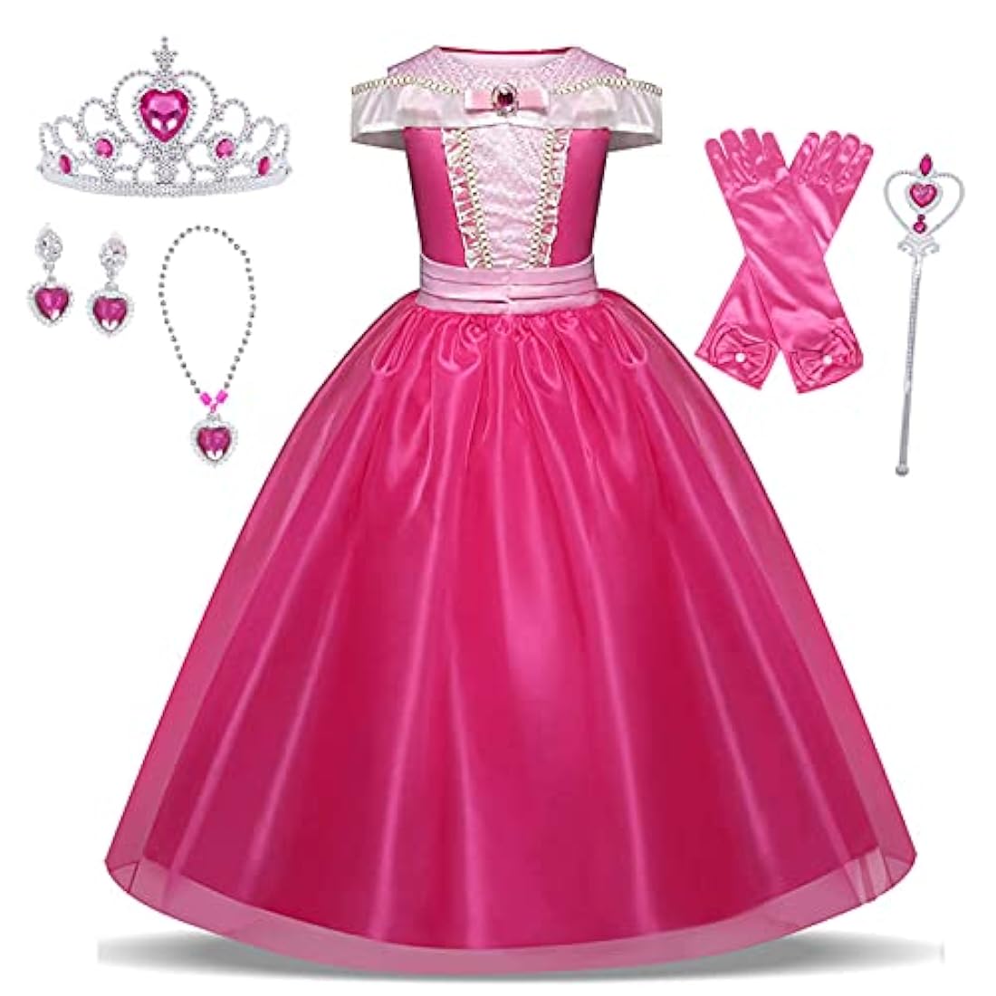Disfraces de princesa rosa elegante para Halloween