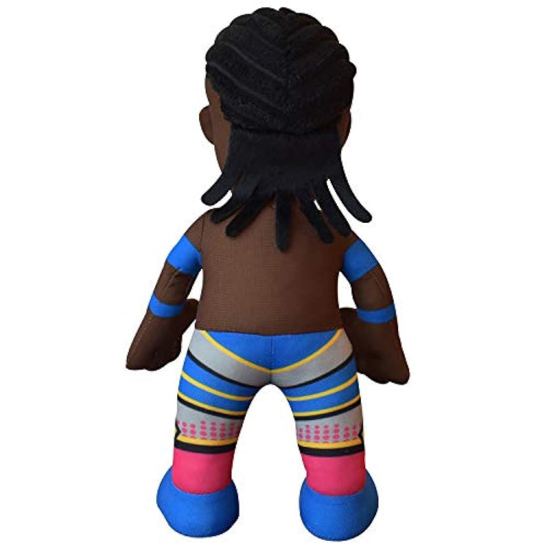 Peluche WWE Kofi Kingston, color Marrón-Azul, de 10.0 in
