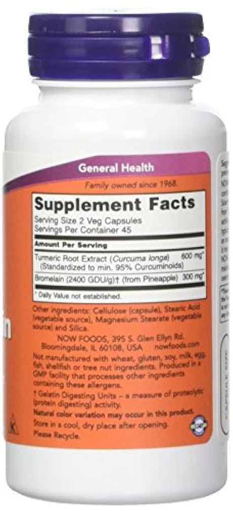 Cápsulas de cúrcuma y bromelaina 90 unidades 2 unidades