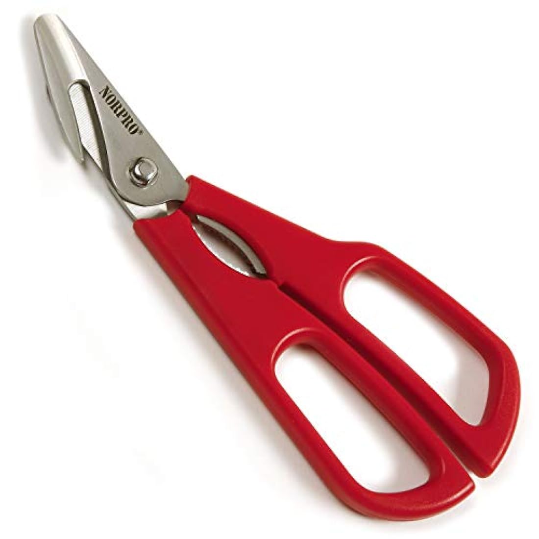 Norpro – ULTIMATE Tijeras de acero inoxidable y rojo marisco